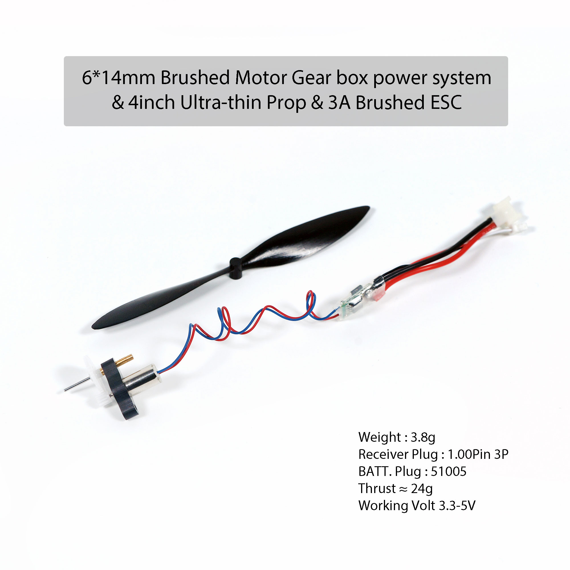 مجموعة محرك AEORC 6x14 المصقول - مراجعة Brushless Motor Thrust Test Stand وسعره